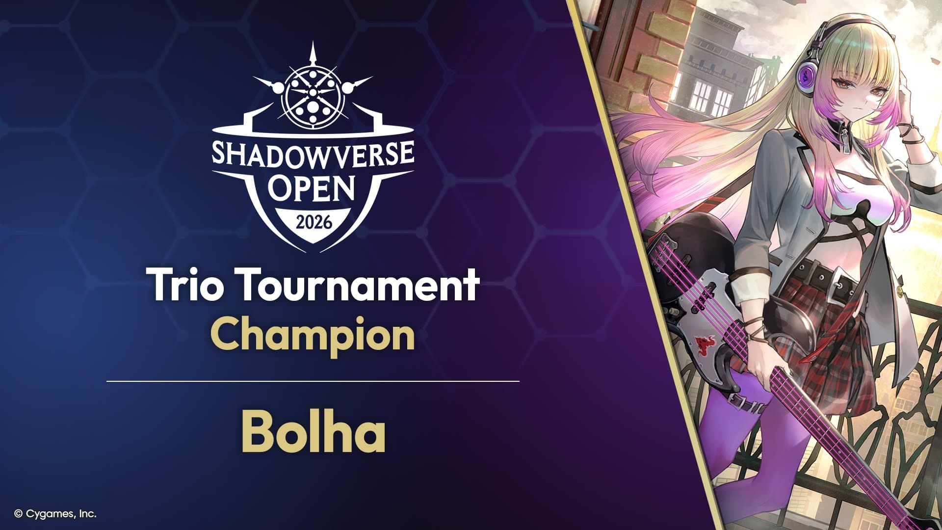 Bolha Wins Shadowverse Open Trio Tournament